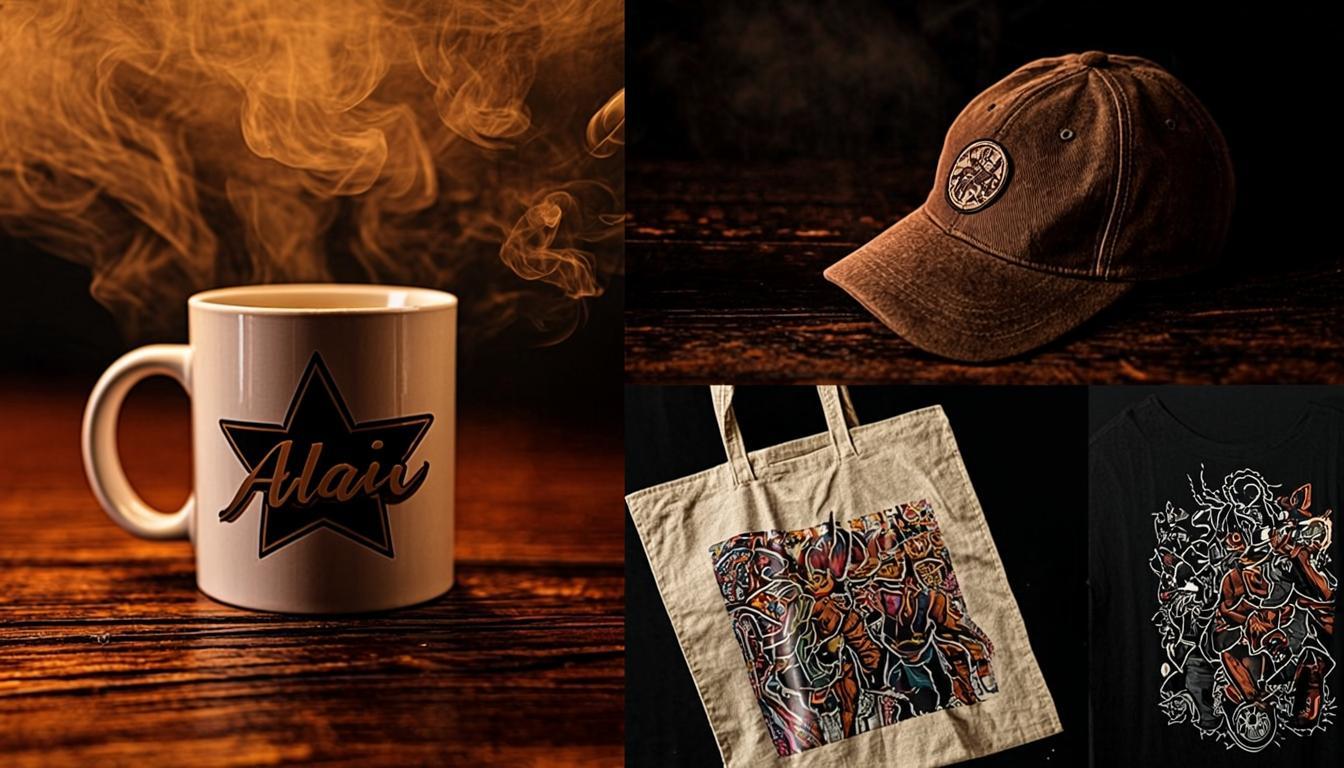 Custom printed hats and accessories